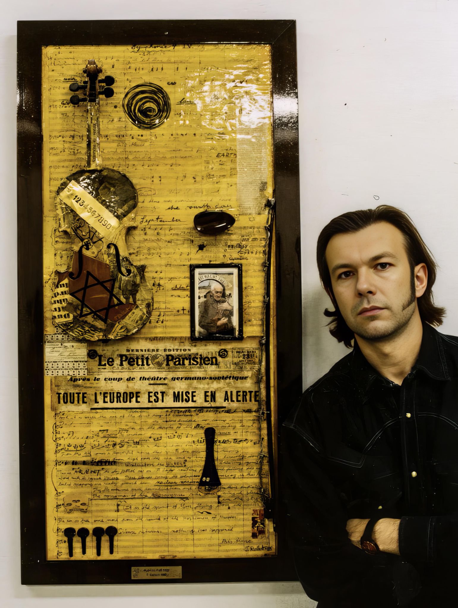 TD with his Shoah Artwork for the Holocaust memorial in WAshington 